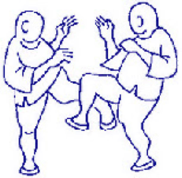 SHI SHOU - SAN SHOU  San shou (shi zuo) is study of combat. We use all parts of body.